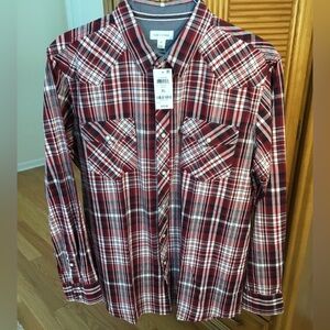 Sun + Stone - Pearl Snap Shirt - XL - New with tags.